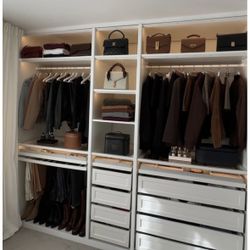 IKEA KOMPLEMENT Accessories – White (Drawers, Trays, Rods)