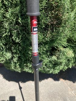 Single carbon walking pole