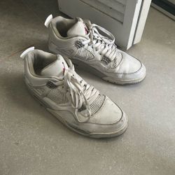 used jordan 4 white oreo size 11