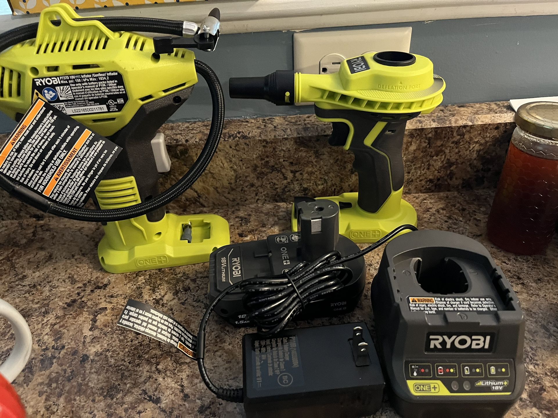 Ryobi Inflators