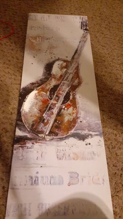 Violins on canvas