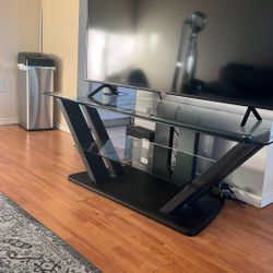 Modern Style Dania Glass TV Stand 