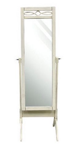 White Cheval Floor Standing Mirror