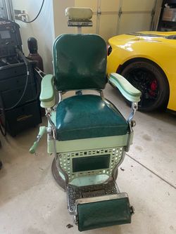 Theo A Kochs Antique Barber Chair