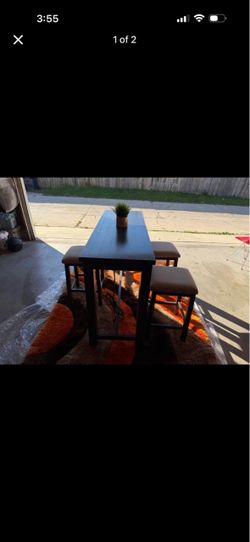 Table and stools