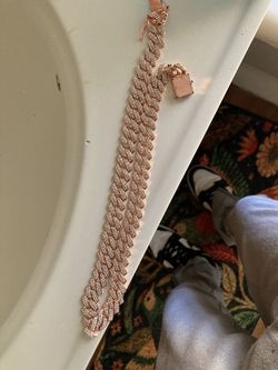 Mossianite Cuban Link Passes Diamond Tester 