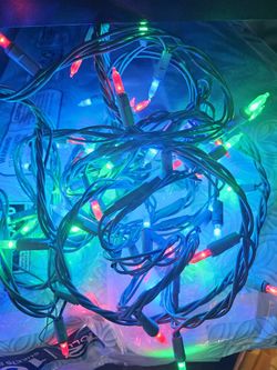 One Multicolor Christmas Lights Sitring_ 220 inches  Length 