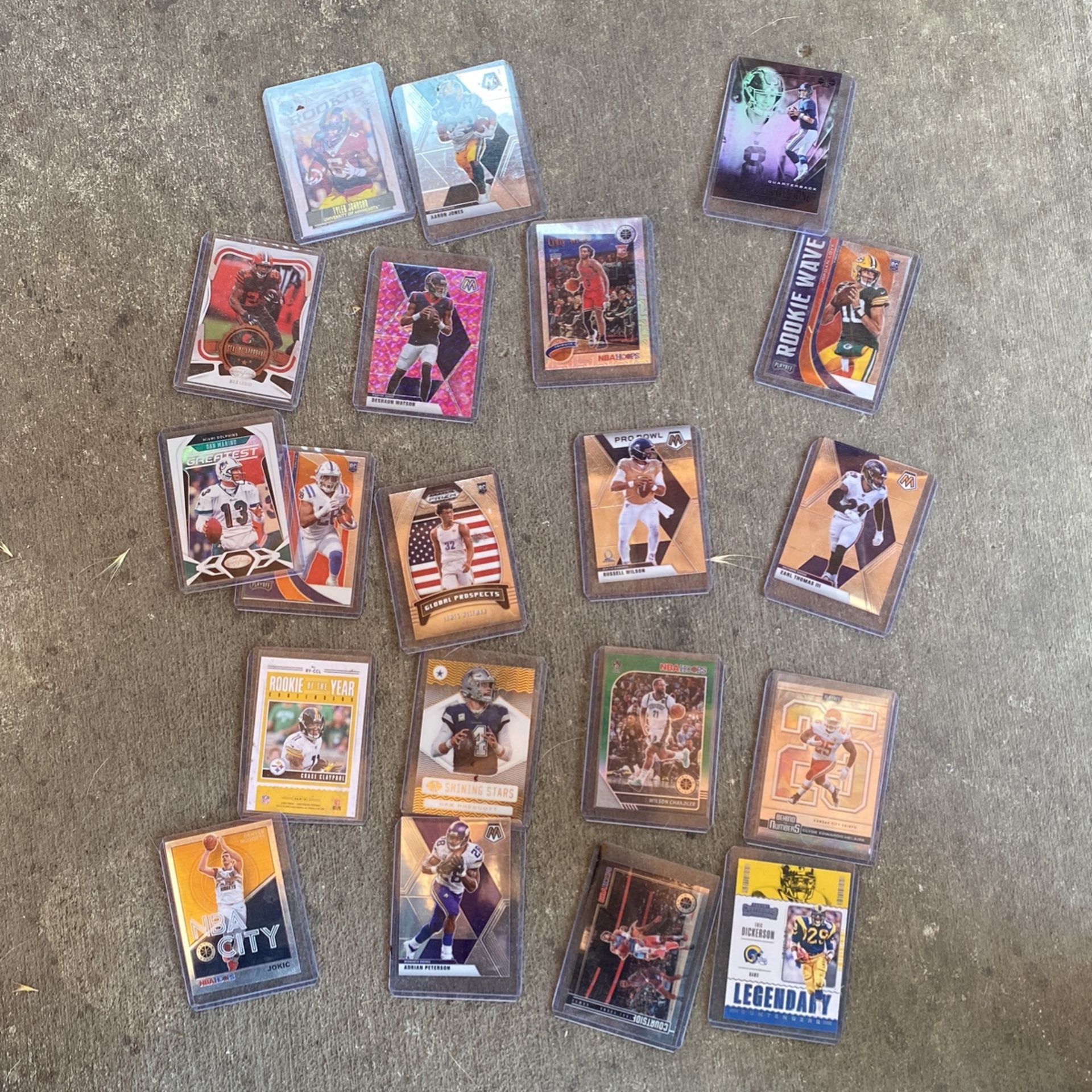Football And Basketball Cards