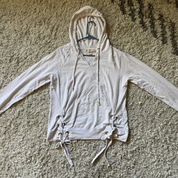Michael Kors White Women’s Hoodie Sweater Size Medium