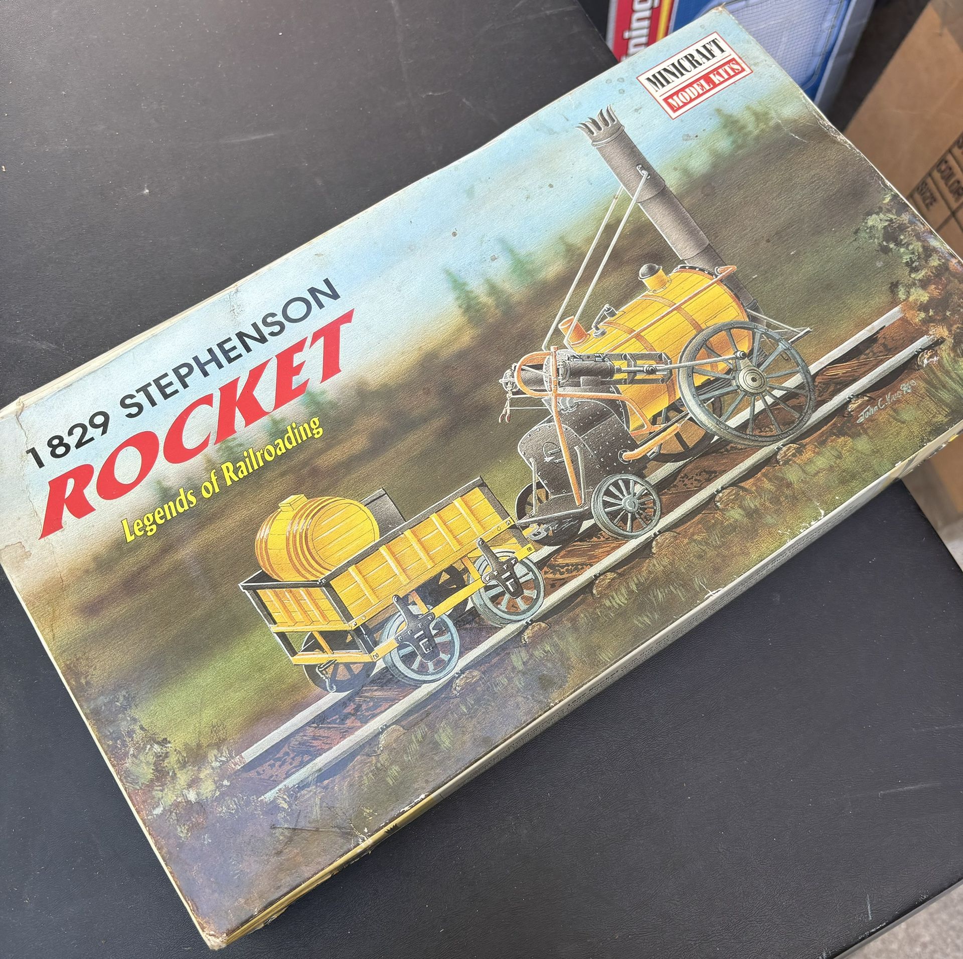 Minicraft 1829 Stephenson Rocket & Monogram Big Boy Locomotive Model Train Kits
