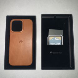Bullstrap Minimalist Leather Case - SIENNA - iPhone 15 Pro Max