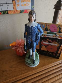 Blue Boy Porcelain Figurine