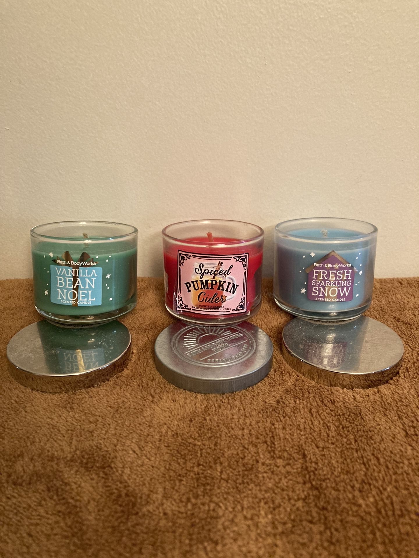 Scented Candles with Lid (see Description for Price)