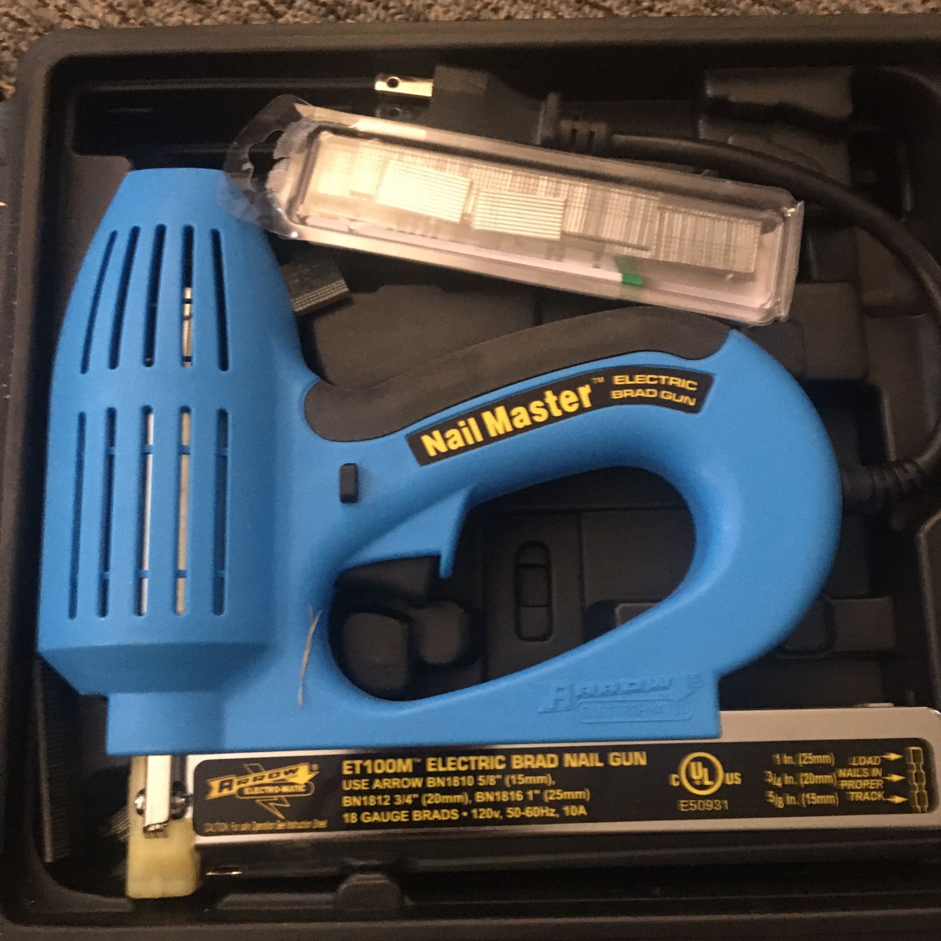 Brad Nail Gun Kit. Electric