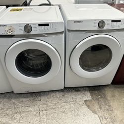 White Samsung Washer And Gas Dryer