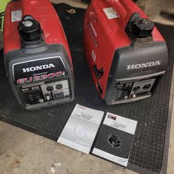 Honda EU2200i Generator/ Inverter & EU2000i Companion Generator