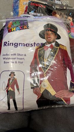 Fun Shack Ringmaster Costume Size Large