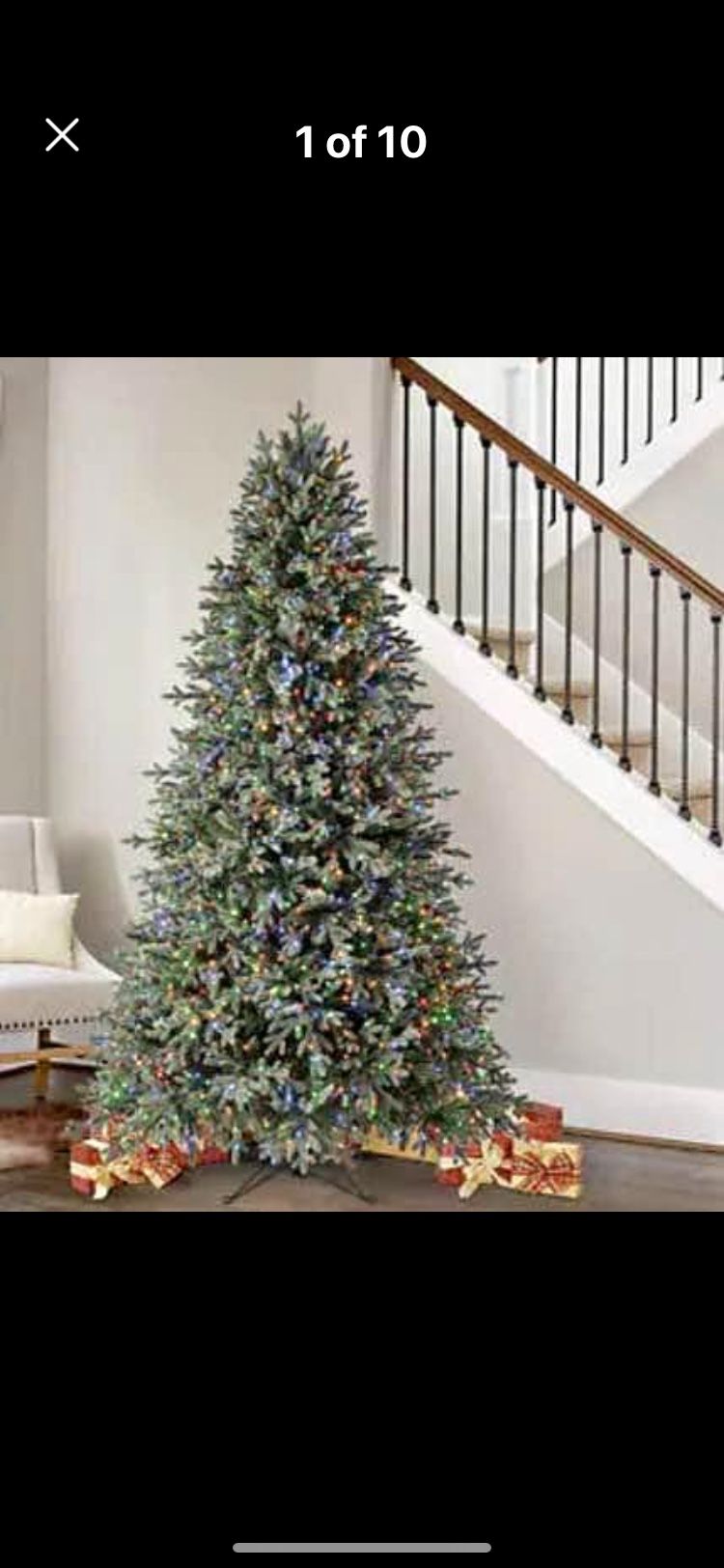 Costco 7.5 ft 1850 Color-Changing Radiant Pre-Lit Aspen Artificial Christmas Tree #1487014 ($499.99)