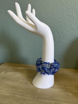 Wristband,crystal,blue,