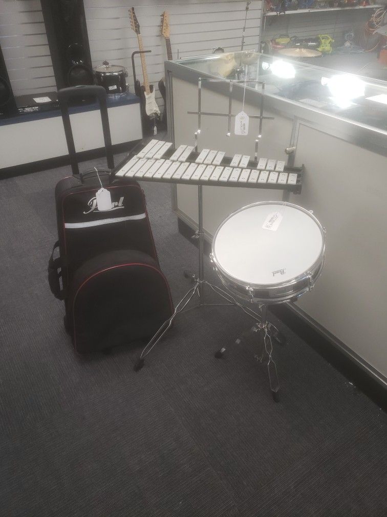 Pearl Xylophone And Snare