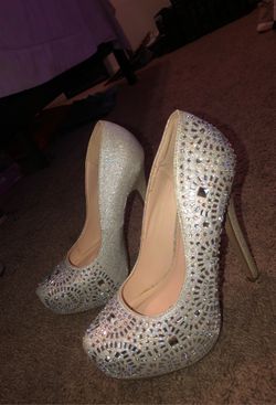 Silver heels