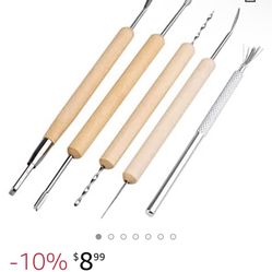 eBoot 11 Pcs Wooden Handle Clay Pottery Sculpting Tools