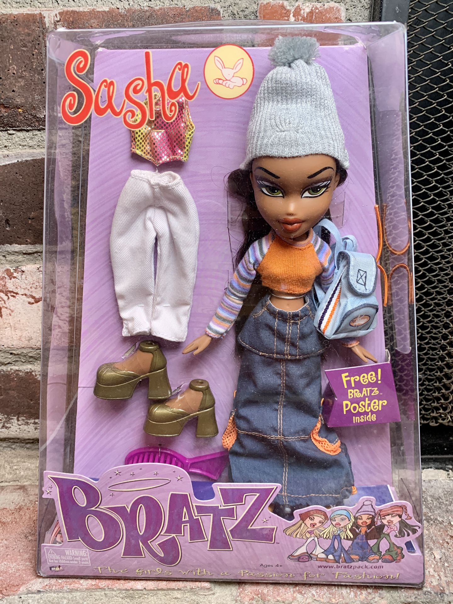 2001 Bratz First Edition Sasha Doll New In Sealed Box