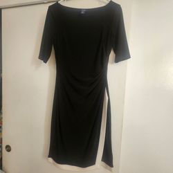 CHAPS Womans black formal dress sz small