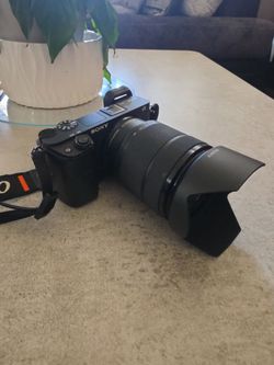 Sony a6400 with the lens