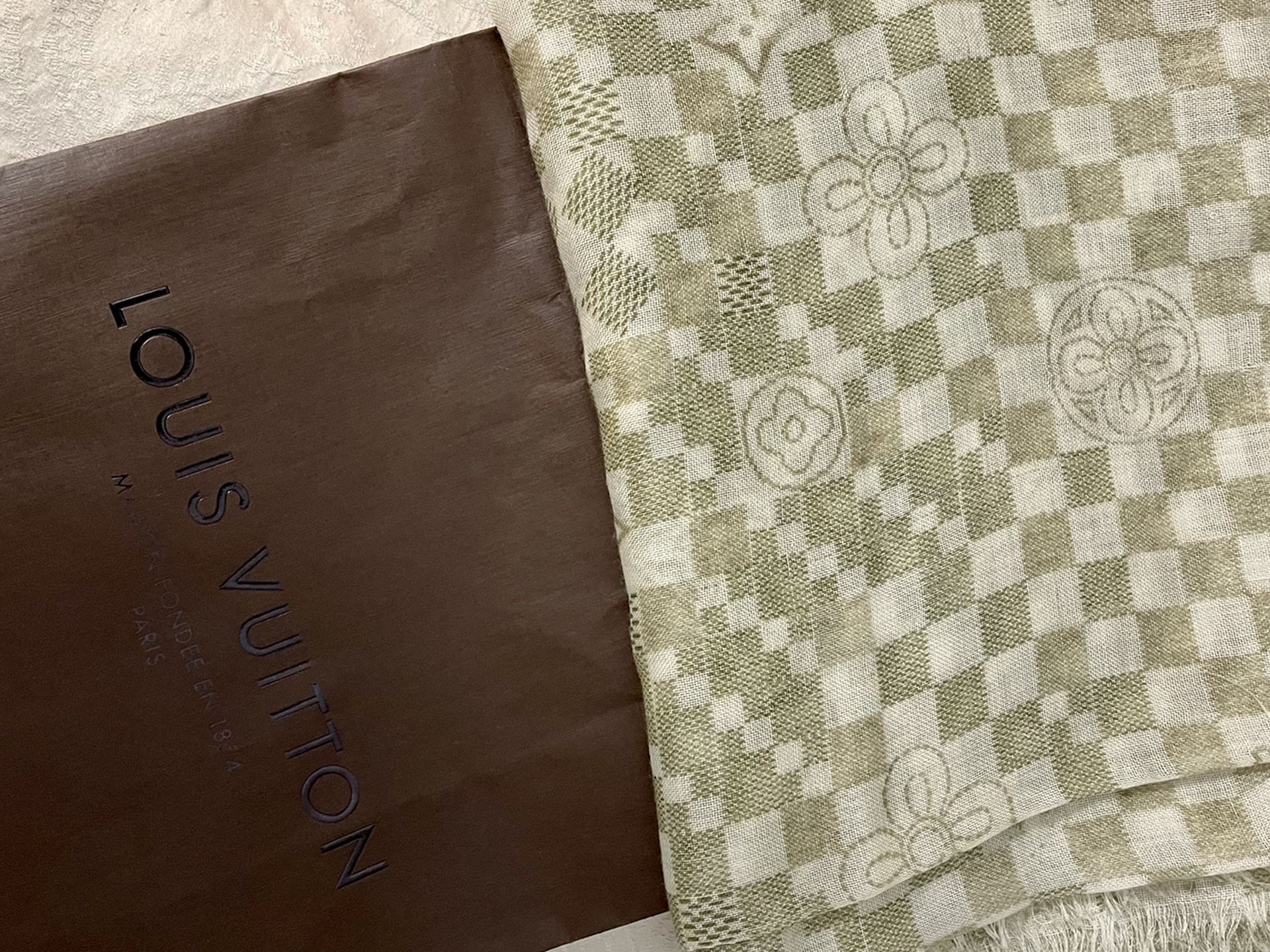 Louis Vuitton Damier Azur Scarf