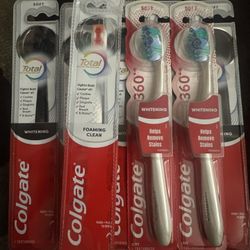 Colgate Total Whitening & 360 Toothbrushes $2