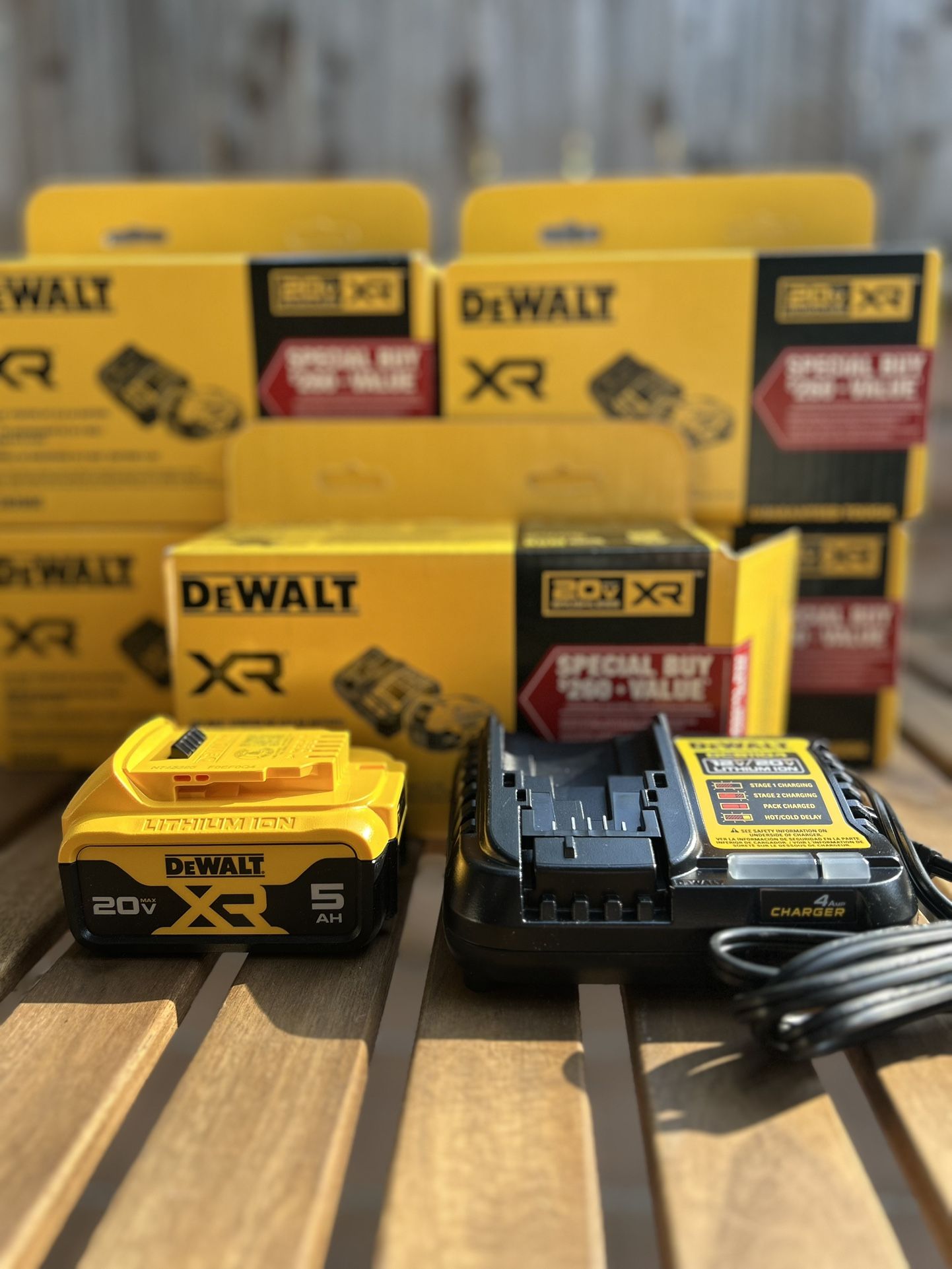 DEWALT 20V MAX XR 5Ah Battery & Charger