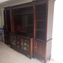 Mahogany Wall Unit