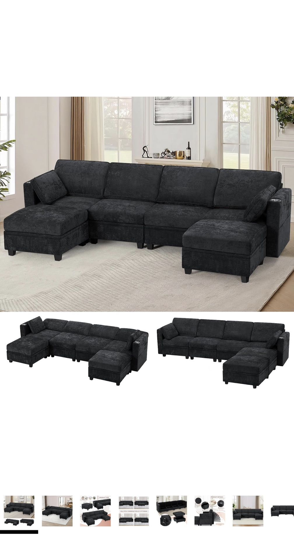 Sofa W/adjustable Backseats 