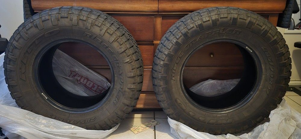 285 70 R17 Nitto Ridge Grappler