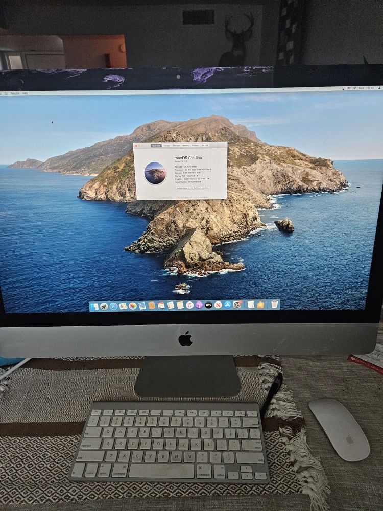 MacOS Caralina - 27in 3.2 GHz Quad-Core Intel Core i5