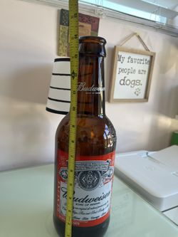 Novelty Budweiser Bottle 14”x  5”
