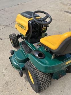For sale a yard man riding lawn mower.50 inches cut 22hp twin cylinder motor hydrostatic trans. for Sale in Elgin IL OfferUp