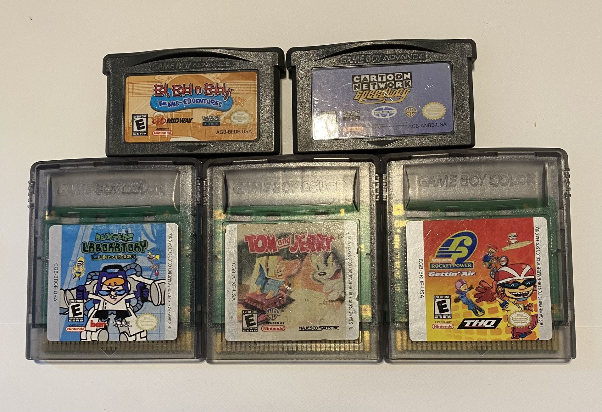 Set of 6 GameBoy games for GameBoy Color & Gameboy Advance