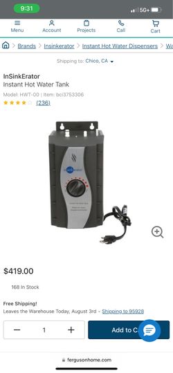 In sink water heater