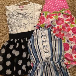 Girls Size 7-8 Spring Dresses/romper