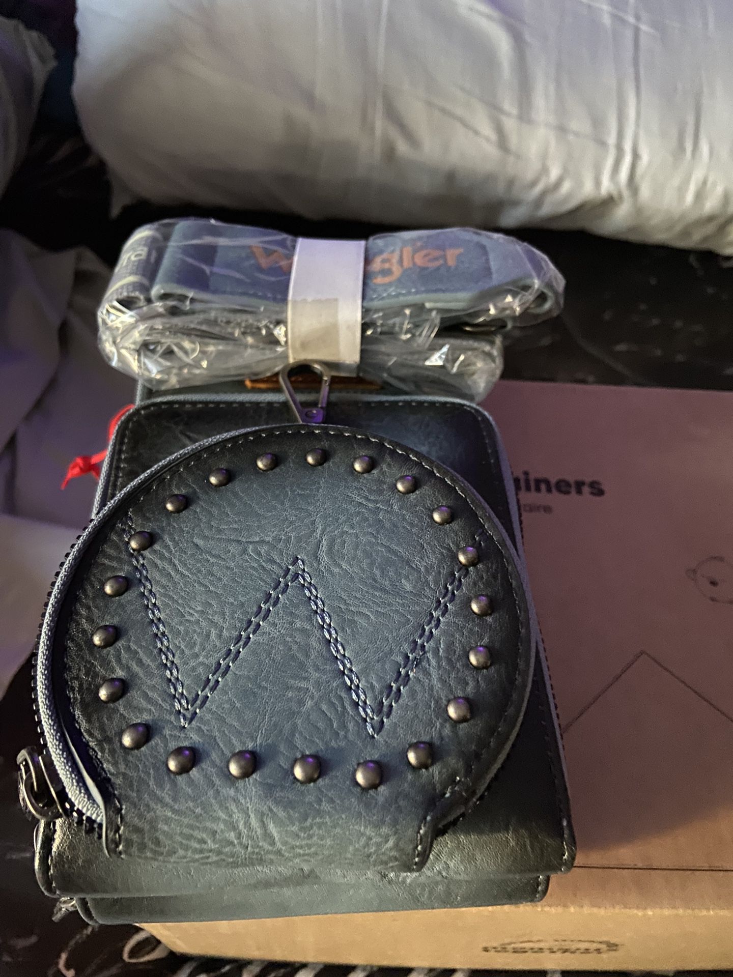 Wrangler Wallet And Bag/purse Set 