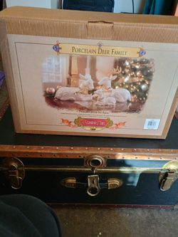 Porcelain Deer Family 