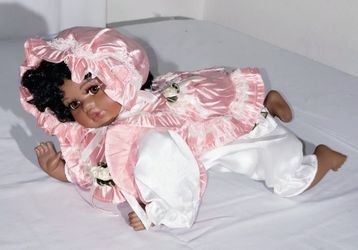 Porcelain Baby Doll Ethnic Doll Baby #028