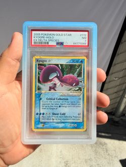 Gold Star Kyogre PSA 7