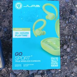 JLAB "GO SPORT" True Wireless Earbuds 🎧 "Yellow"