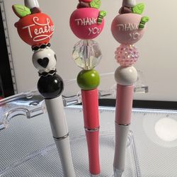 Beaded Teacher Appreciation Pens 