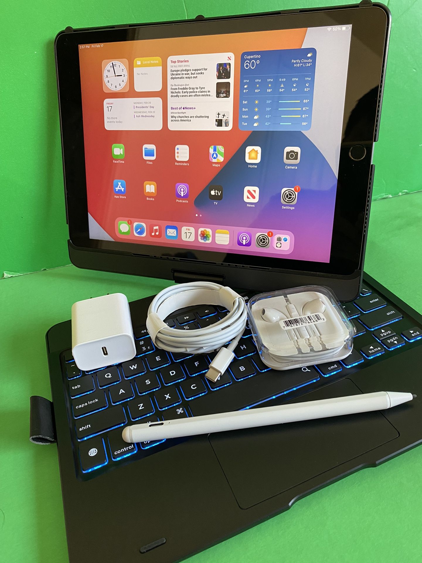 Apple IPad 7th Generation (10.2” Retina /Latest IOS 16/2019 model) 32GB with stylus pen, keyboard case & Accessories (Apple pencil supported),All Products : American Fashion Style Bags On Sale