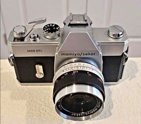Mamiya 1000DTL.  and lens