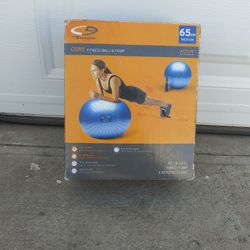 Core Fitness Ball And Pump In Box Nvr Used